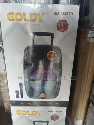 Speaker Goldy Gd-1239tb Is a Portable, Trolley-Style Party Speaker