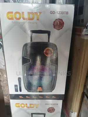 Speaker Goldy Gd-1239tb Is a Portable, Trolley-Style Party Speaker