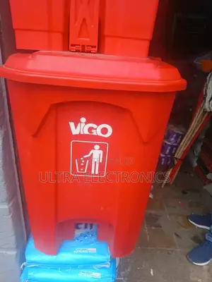 Garbage Vigo Brand Red Pedal Dustbin for Waste Segregation