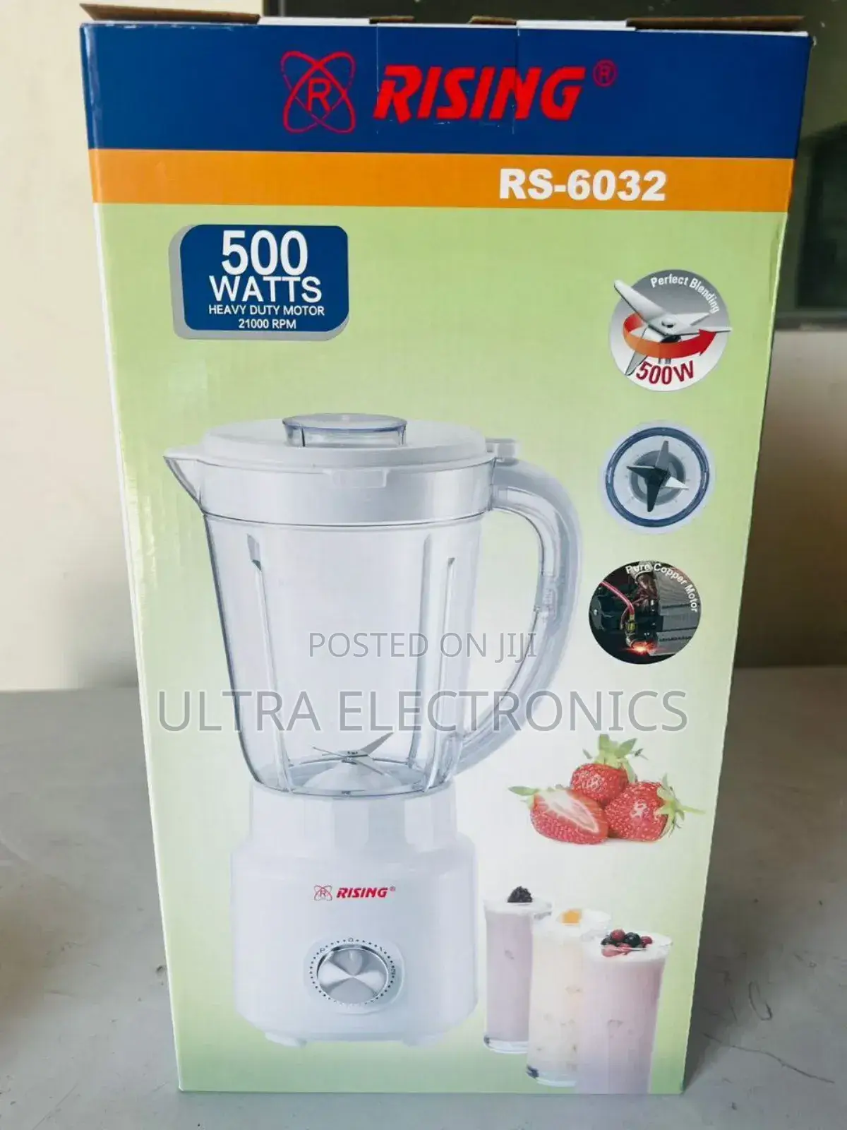 Rising Rs-6032 Blender Designed for Kitchen Use.