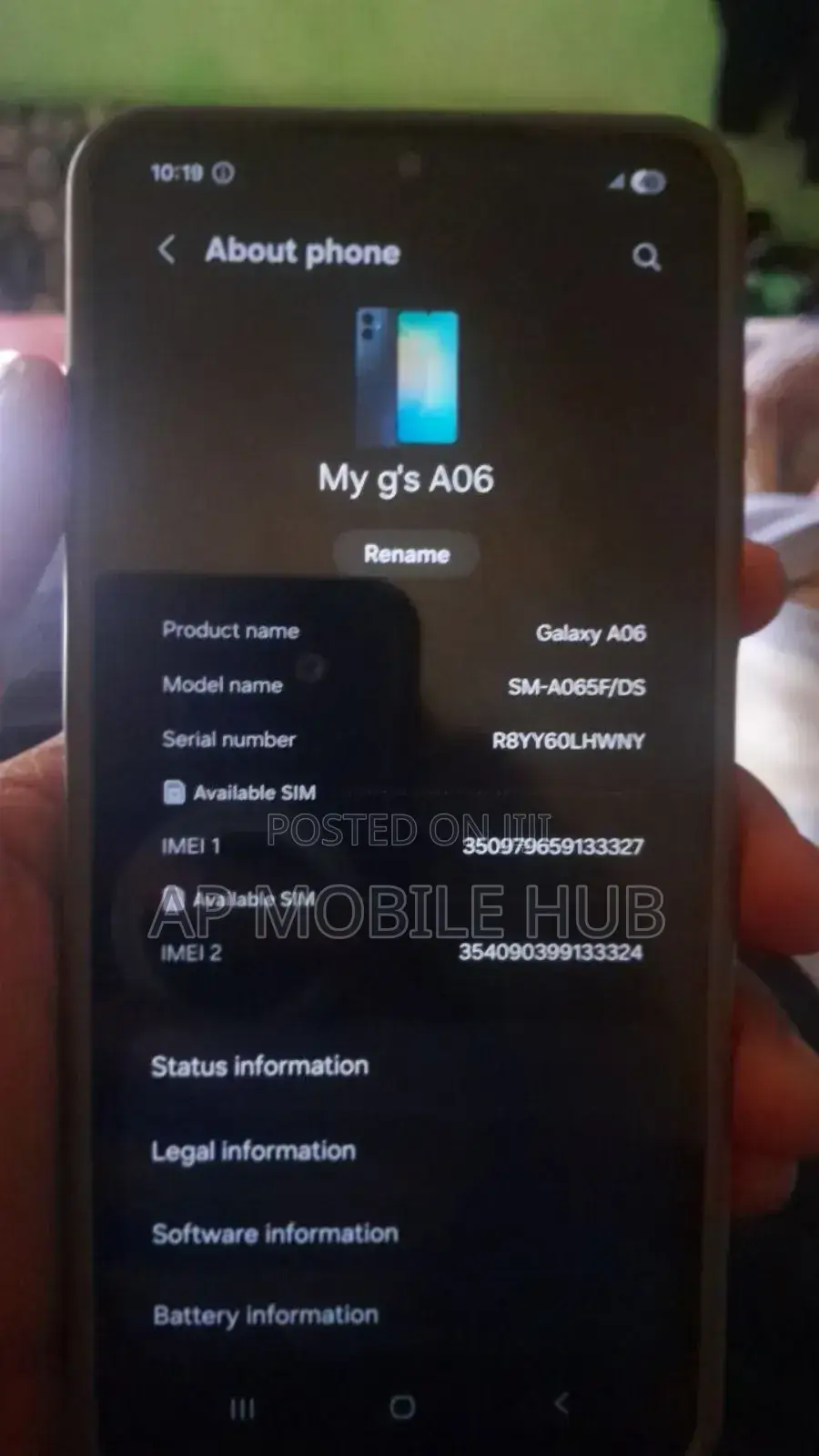 Samsung Galaxy A06 128 GB Blue