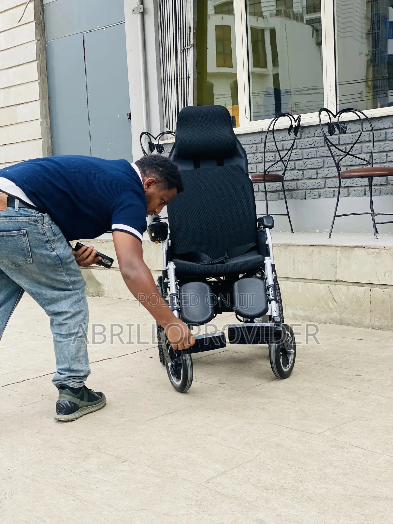 Electric Wheelchair Factory Supplied Remote Control Rehabilitation