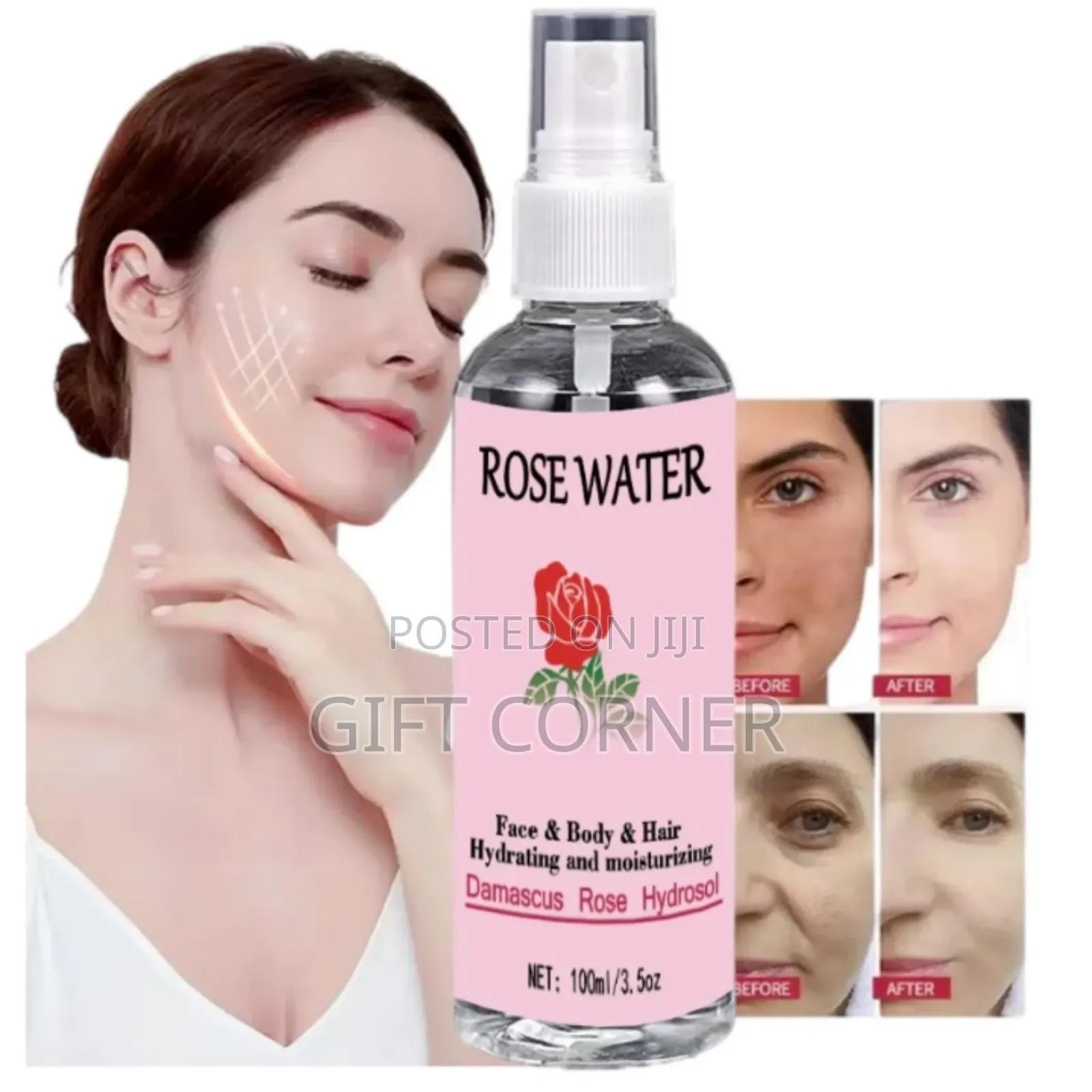 Life Rose Water 100ml Organic