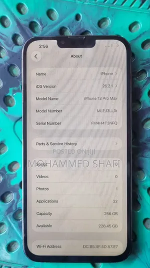 Apple iPhone 13 Pro Max 256 GB Black