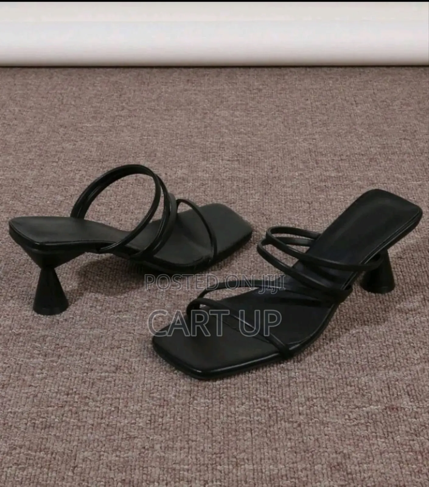 Women's Mid Heel Roman Slippers