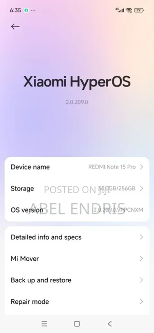 New Mobile Phone 256 GB Black