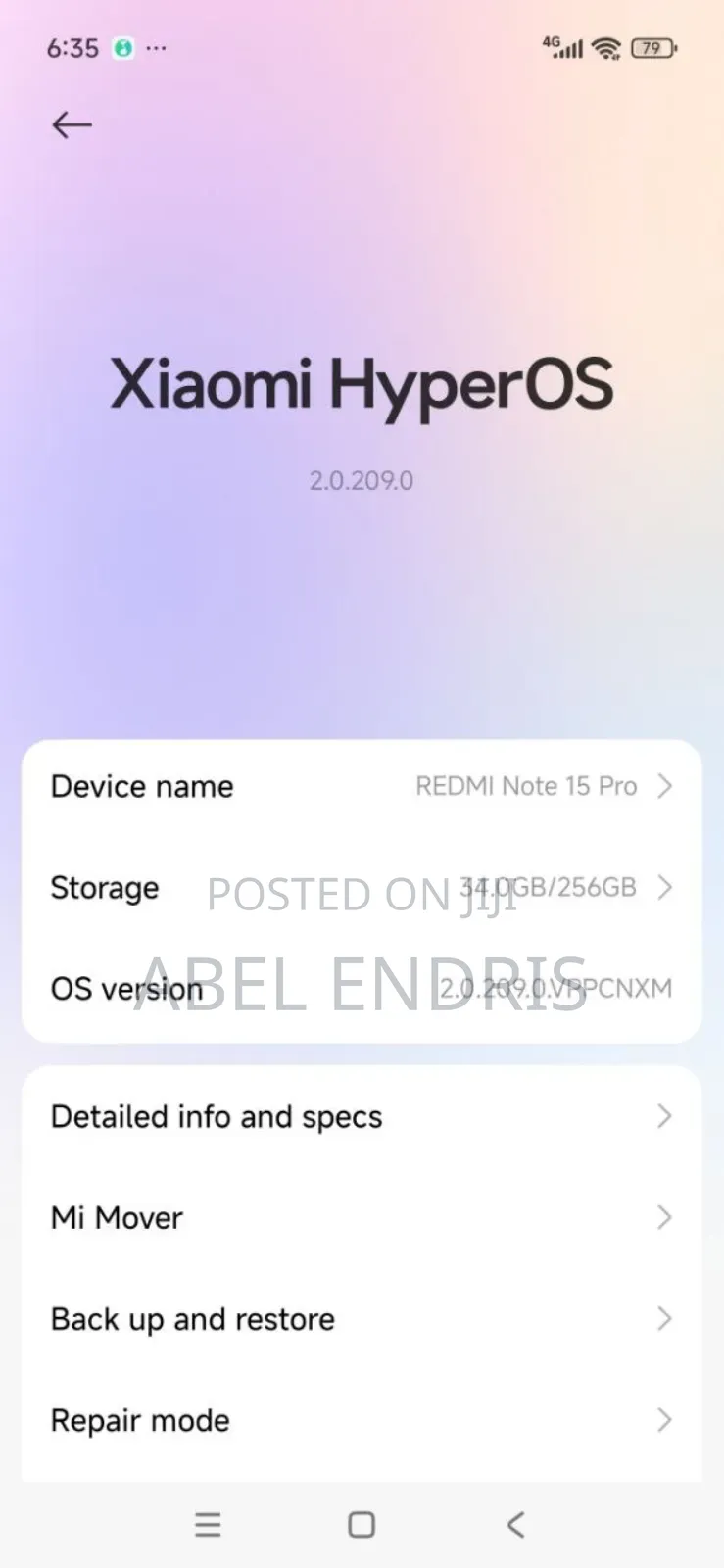 New Mobile Phone 256 GB Black