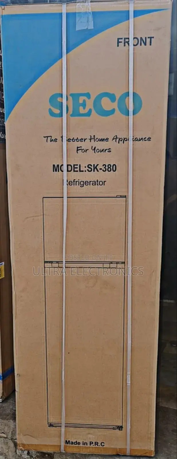Seco Refrigerator, Model Sk-380, Designed as a Top-Freezer