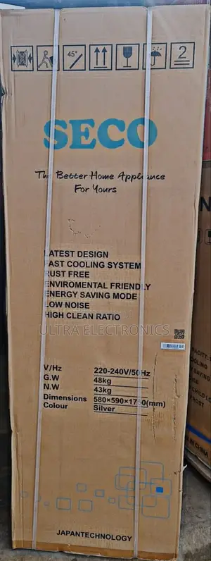 Seco Refrigerator, Model Sk-380, Designed as a Top-Freezer