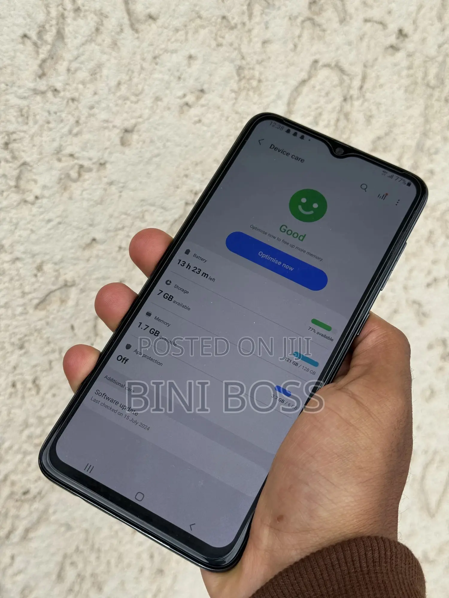 New Samsung Galaxy A70 128 GB Blue