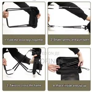 የ2026 አዲስ የሚታጠፍ ቦርሳ ወንበር (Foldable Backpack Stool)