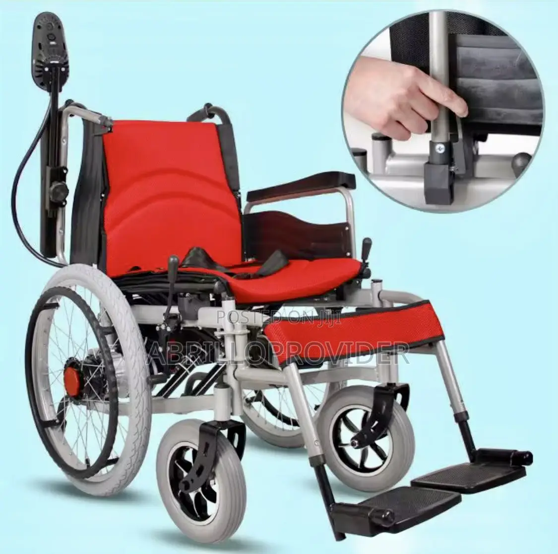 Electric Wheelchair Foldable 9.8 Kg Aluminum Folding Disable Elderly