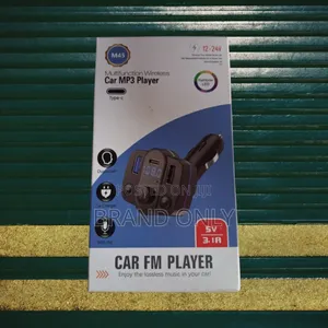 M45 Car Fm Player: Dual Usb + Type-C Charging