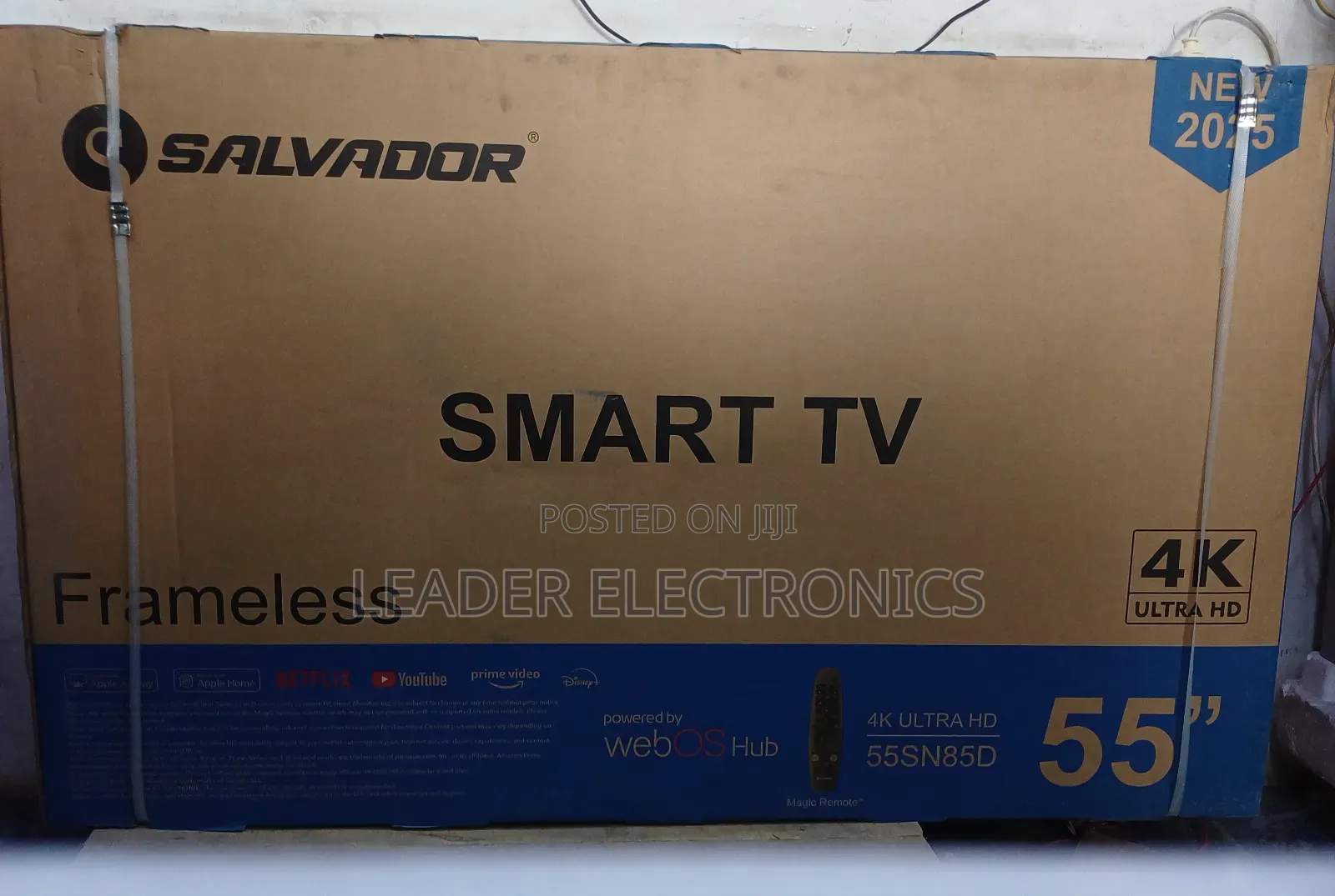 Salvador 55" Smart Tv – Uhd Frameless (2025)