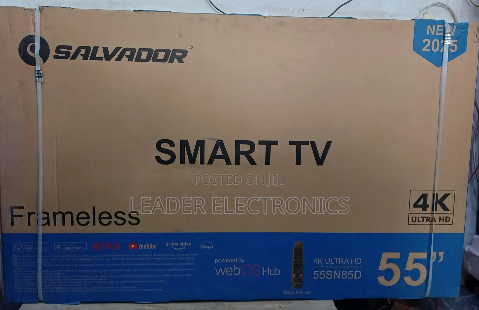 Salvador 55" Smart Tv – Uhd Frameless (2025)