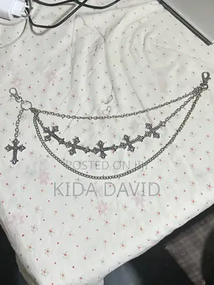 Y2k Cross Chain For Jeans