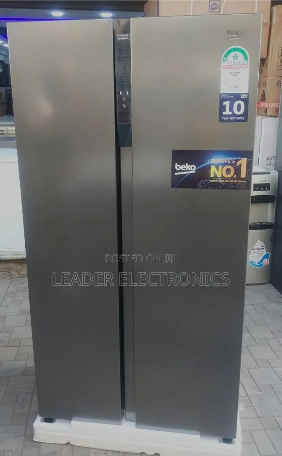 Beko 440l Side-by-Side Refrigerator – Premium Cooling