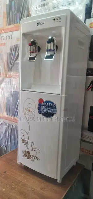 Enzo Hot and Cold Water Dispensers With Integrated Cabinets.