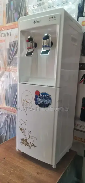 Enzo Hot and Cold Water Dispensers With Integrated Cabinets.
