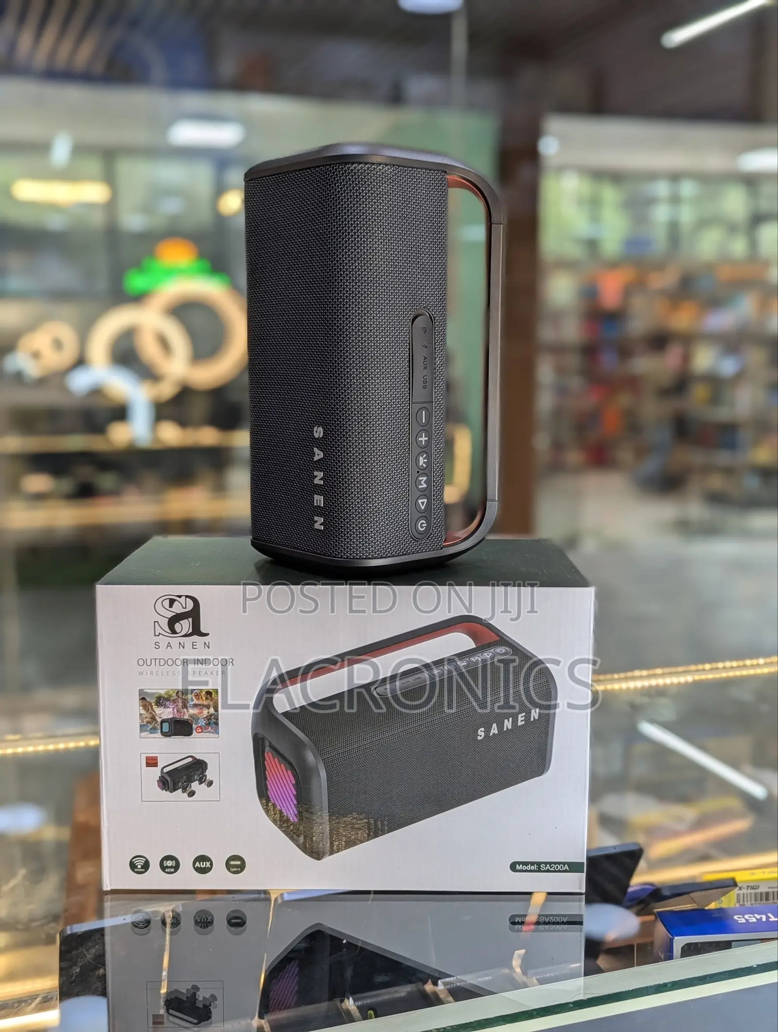 40w Sanen Outdoor Bluetooth Speaker | Loud Bass + RGB