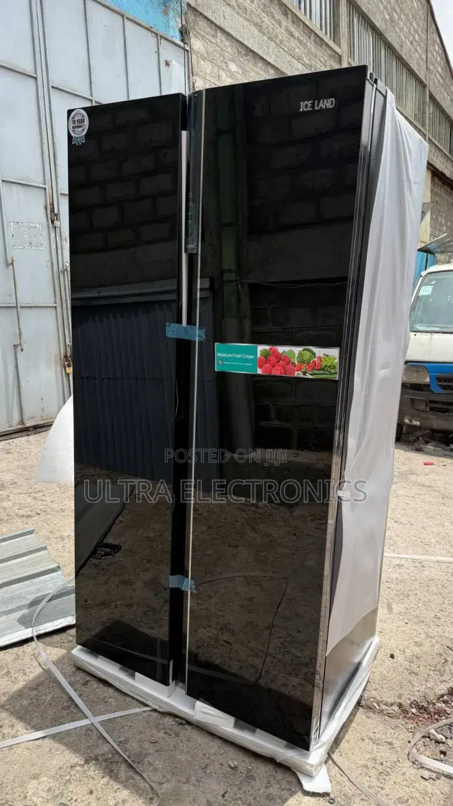 Ice Land Ic-800ss No Frost Side-by-Side Refrigerator. 800 Litres
