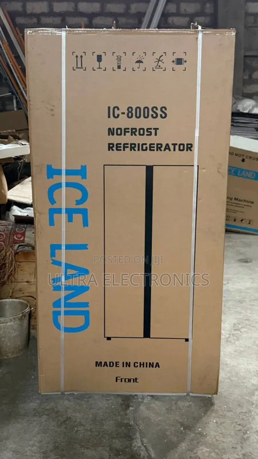 Ice Land Ic-800ss No Frost Side-by-Side Refrigerator. 800 Litres