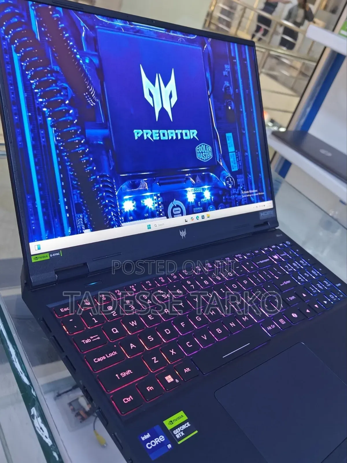 New Laptop Acer Predator Helios Neo 16 16GB Intel Core i9 SSD 1T