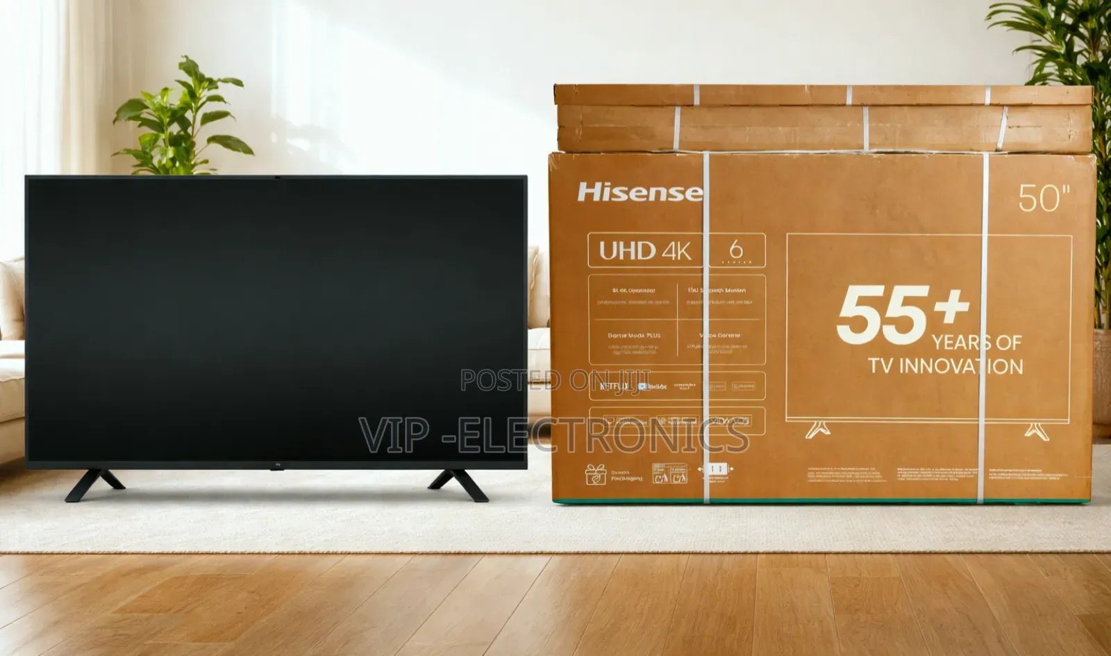 Hisense Tv 50 Inch Uhd Smart Tv Premium High Quality Original Tv