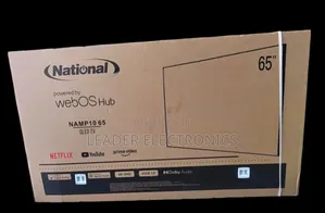 National Tv 65" Smart Webos Hub Tv Frameless