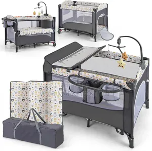 4 in 1 Baby Bed-ተጣጣፊ የልጆች አልጋ