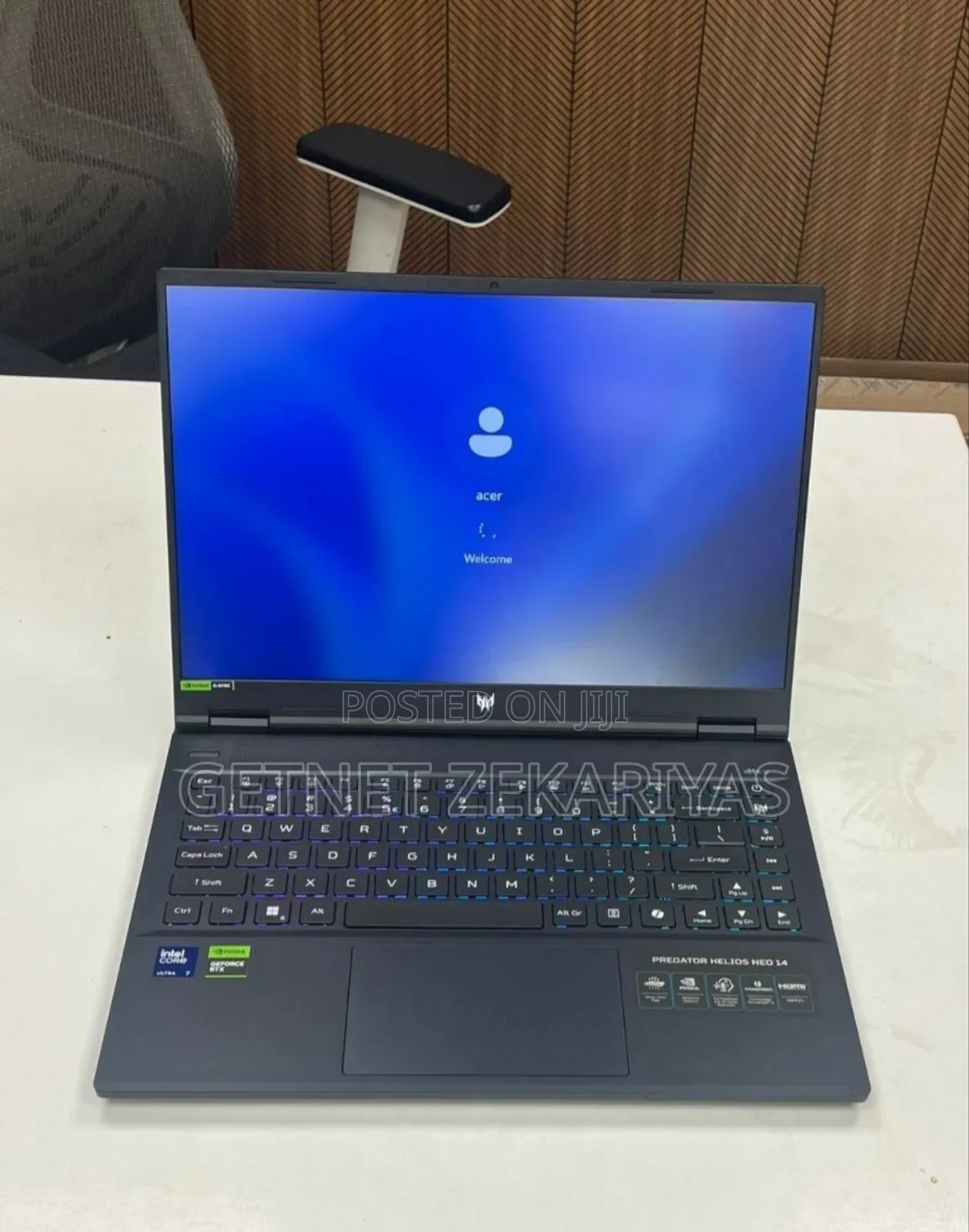 New Laptop Acer Predator Helios Neo 16 16GB Intel Core Ultra 7 SSD 1T