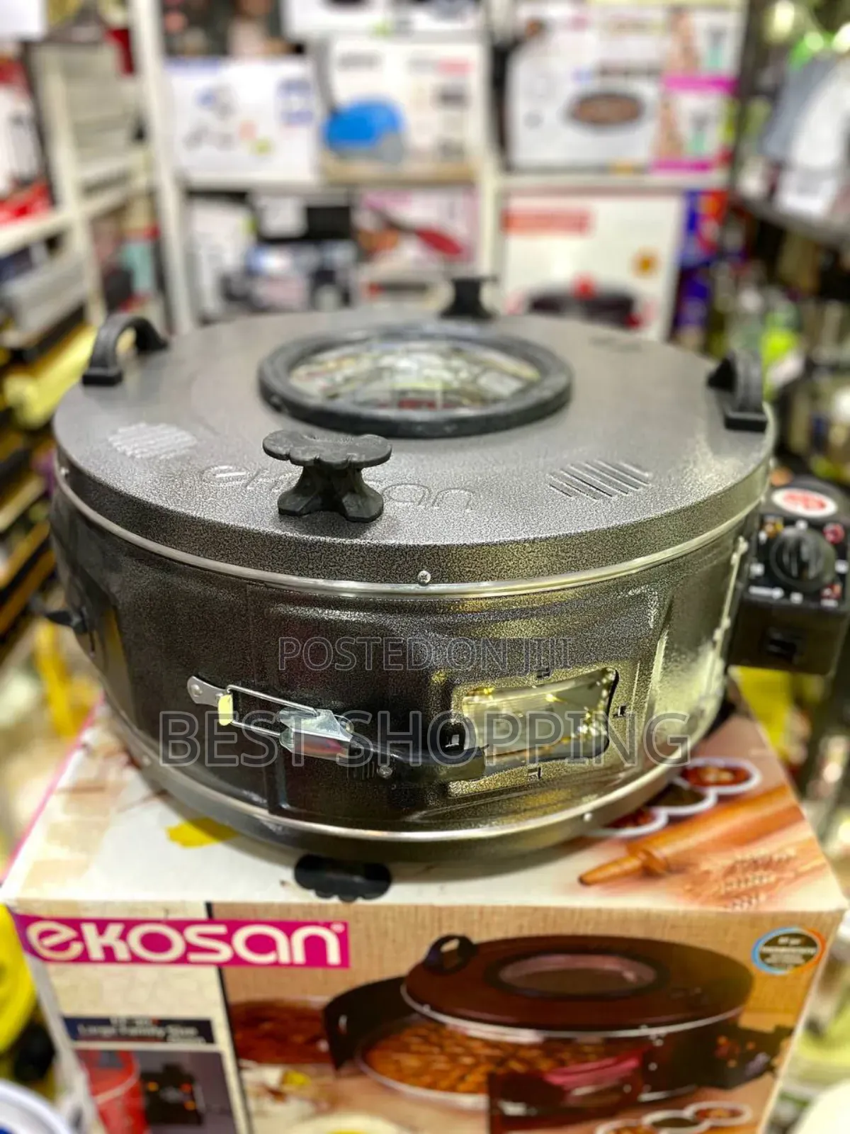 Ekosan Round Oven Made in Turkey 4 Patera የዳቦ መጋገሪያ አራት ፖትራ