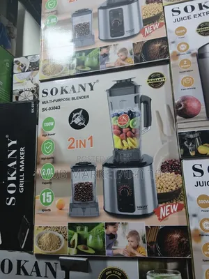 Sokany 1000 Watt Blender-የጁስ፣የስጋ እና የቡና መፍጫ