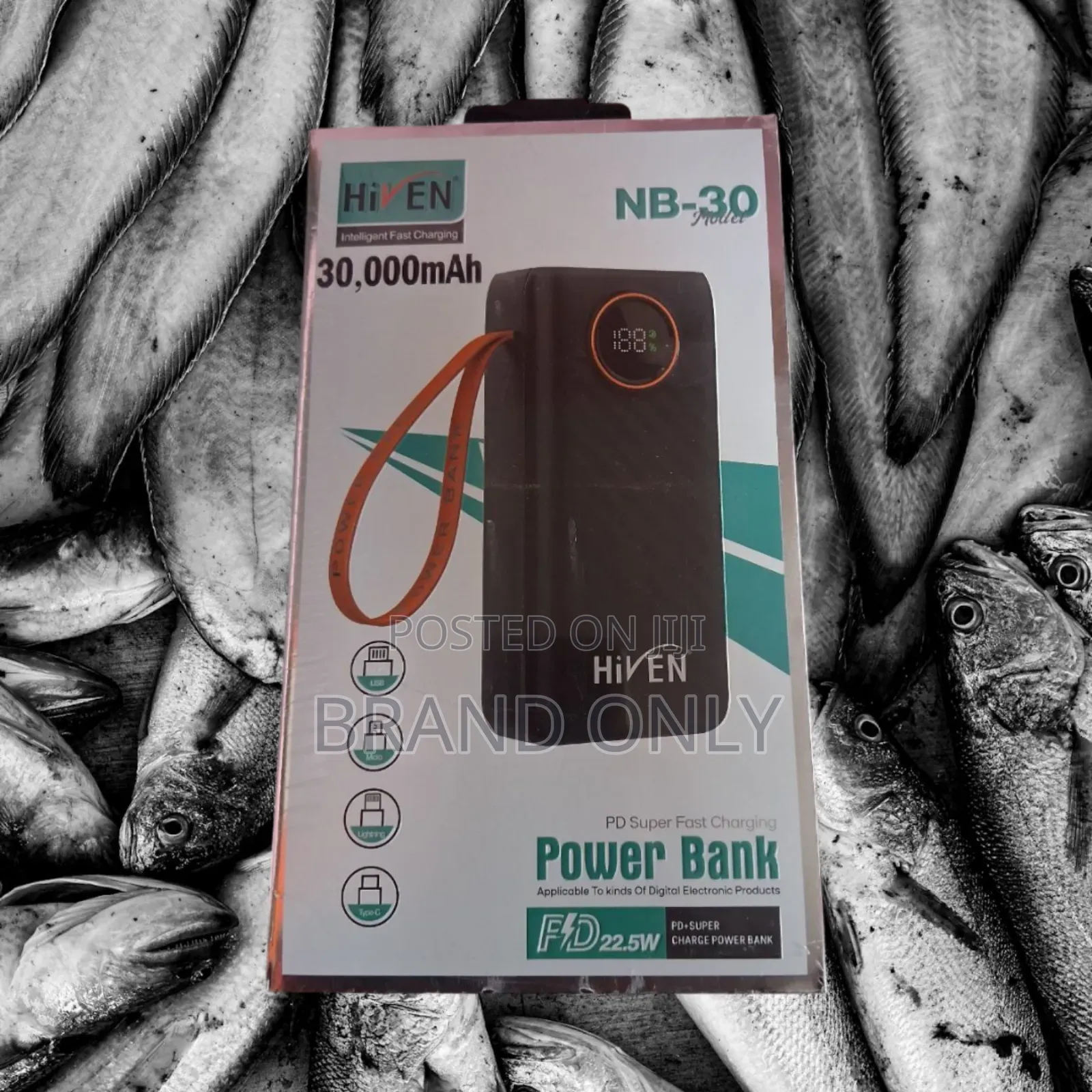 Hiven Nb-30 30,000mah Power Bank – 22.5w Pd Fast Charge