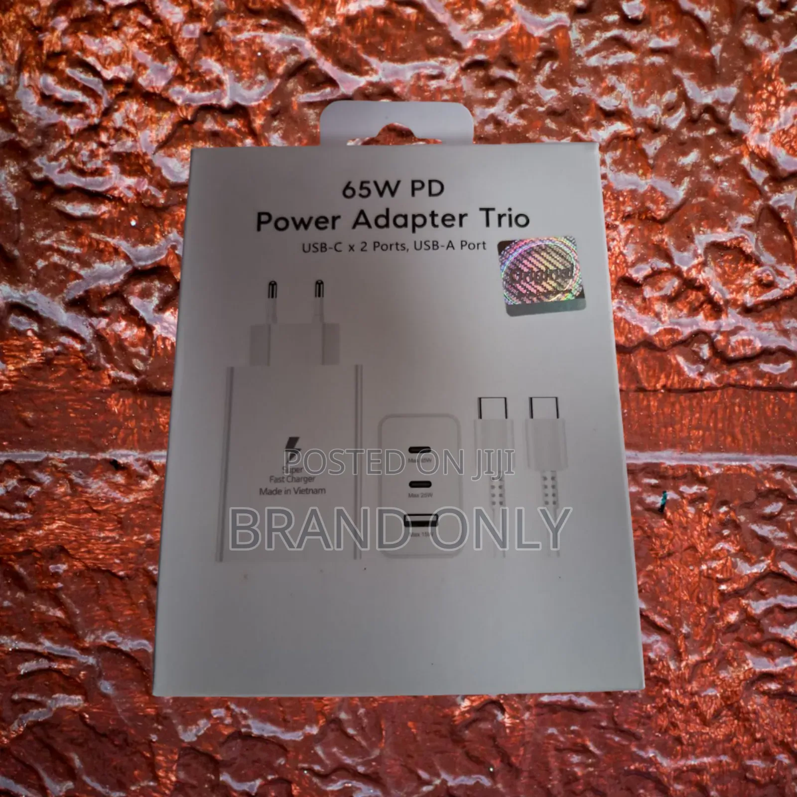 65w Super Fast Charger (Usb-C X2, Usb-A)