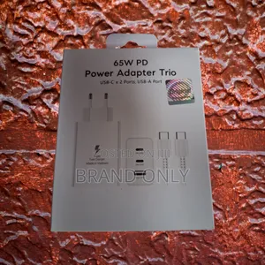 65w Super Fast Charger (Usb-C X2, Usb-A)