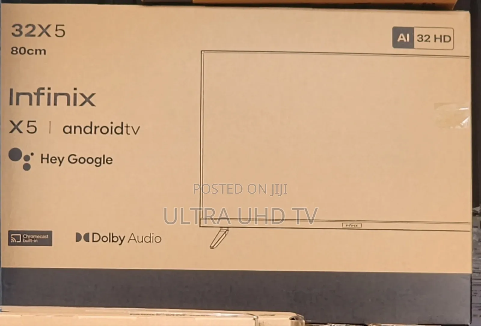 Infinix X5 32-Inch Android Tv. Size: 32 Inches (80 Cm) Screen.