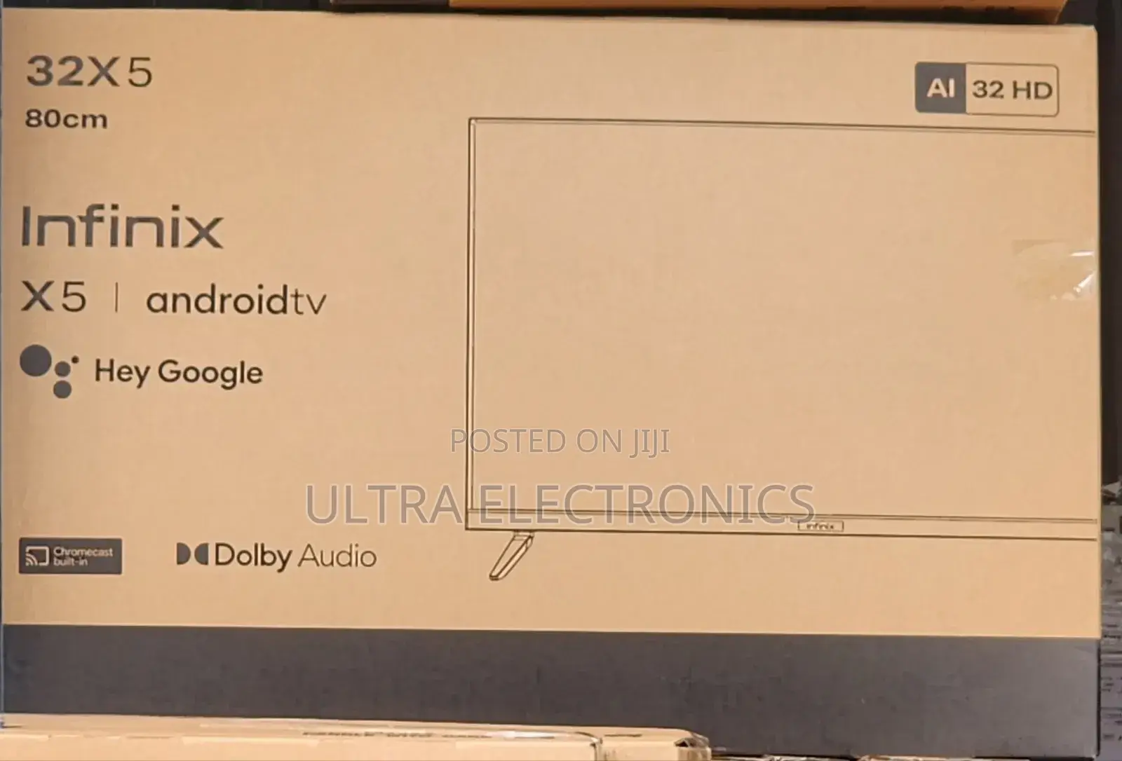 Infinix X5 32-Inch Android Tv. Size: 32 Inches (80 Cm) Screen.
