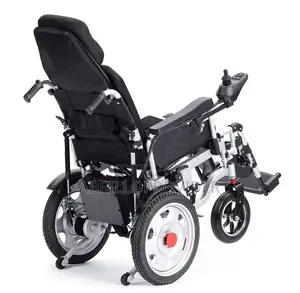 Electric Wheelchair, Suitable for Elderly and Disabled People to Lie