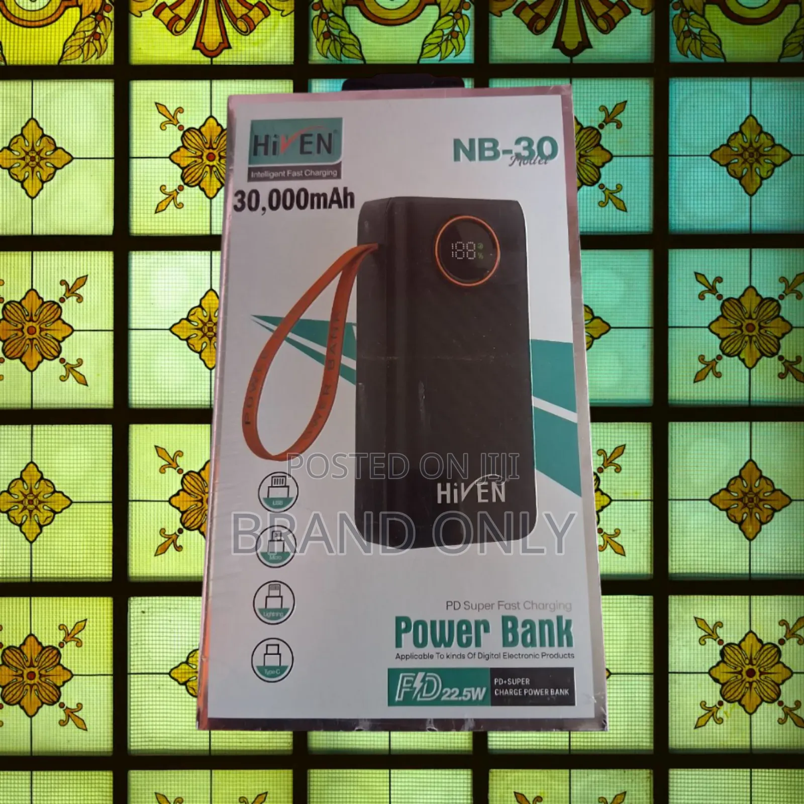 Hiven Nb-30: 30,000mah Pd Super Fast Charging