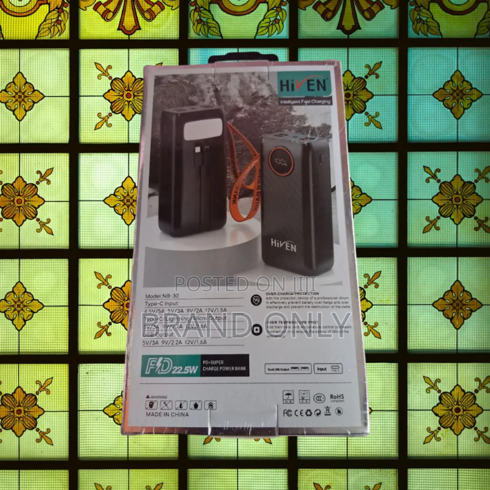 Hiven Nb-30: 30,000mah Pd Super Fast Charging