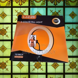 LJJ-26 10-Inch Desktop Ring Light With Phone Holder