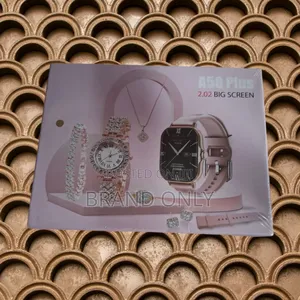 A58 Plus Big Screen Watch + Necklace Earrings