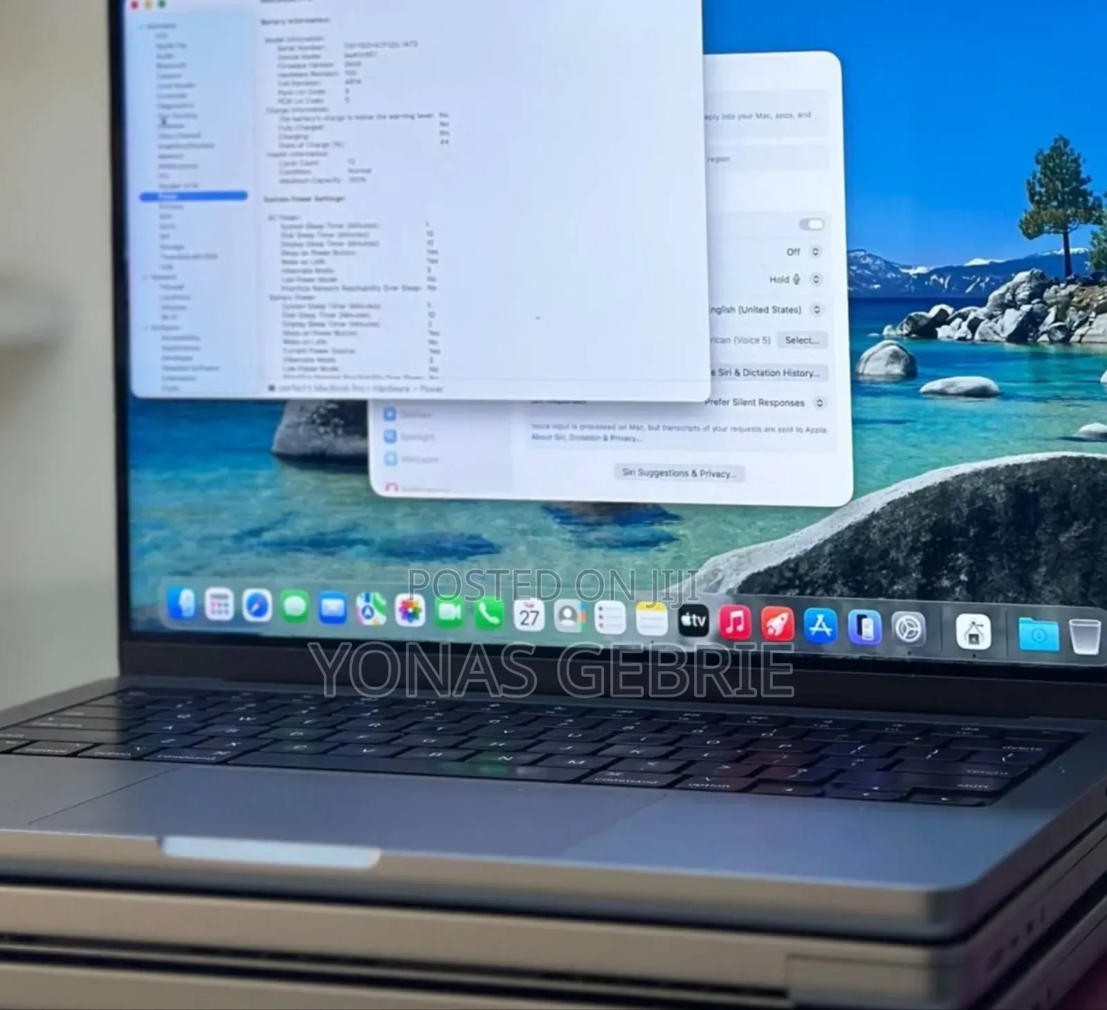 New Laptop Apple MacBook Pro M1 16GB Apple M1 SSD 512GB