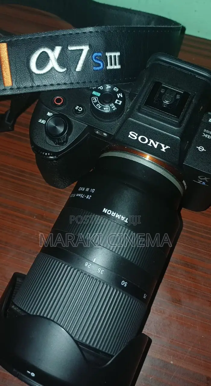 Camera Sony Alpha 7 S3 With Tamron Lens 28-75mm F/2.8