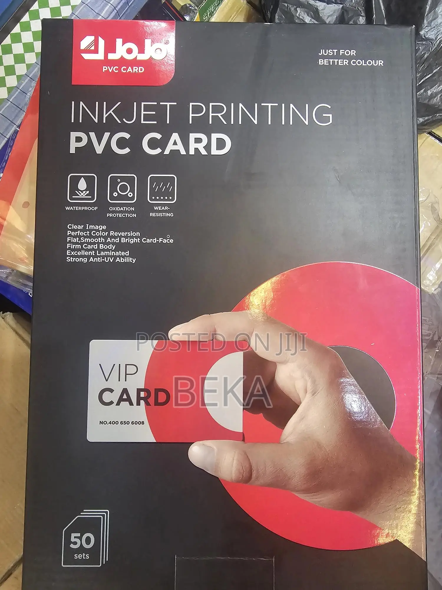 Jojo PVC Card A4 Size
