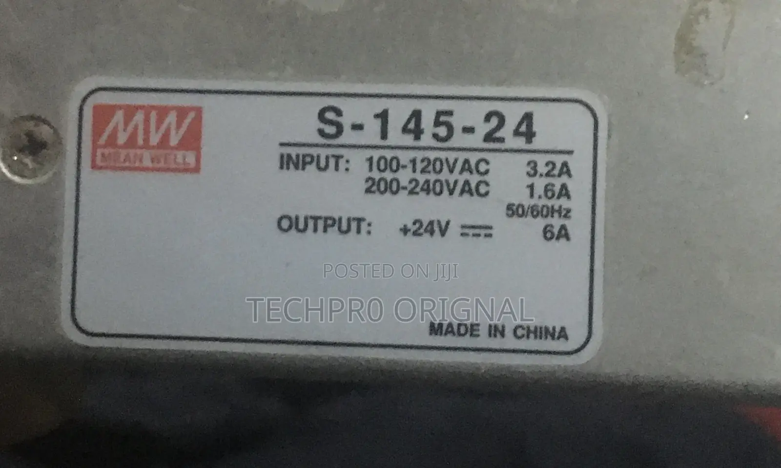 Mean Well S-145-24 S14524 Power Supply +24v 6a