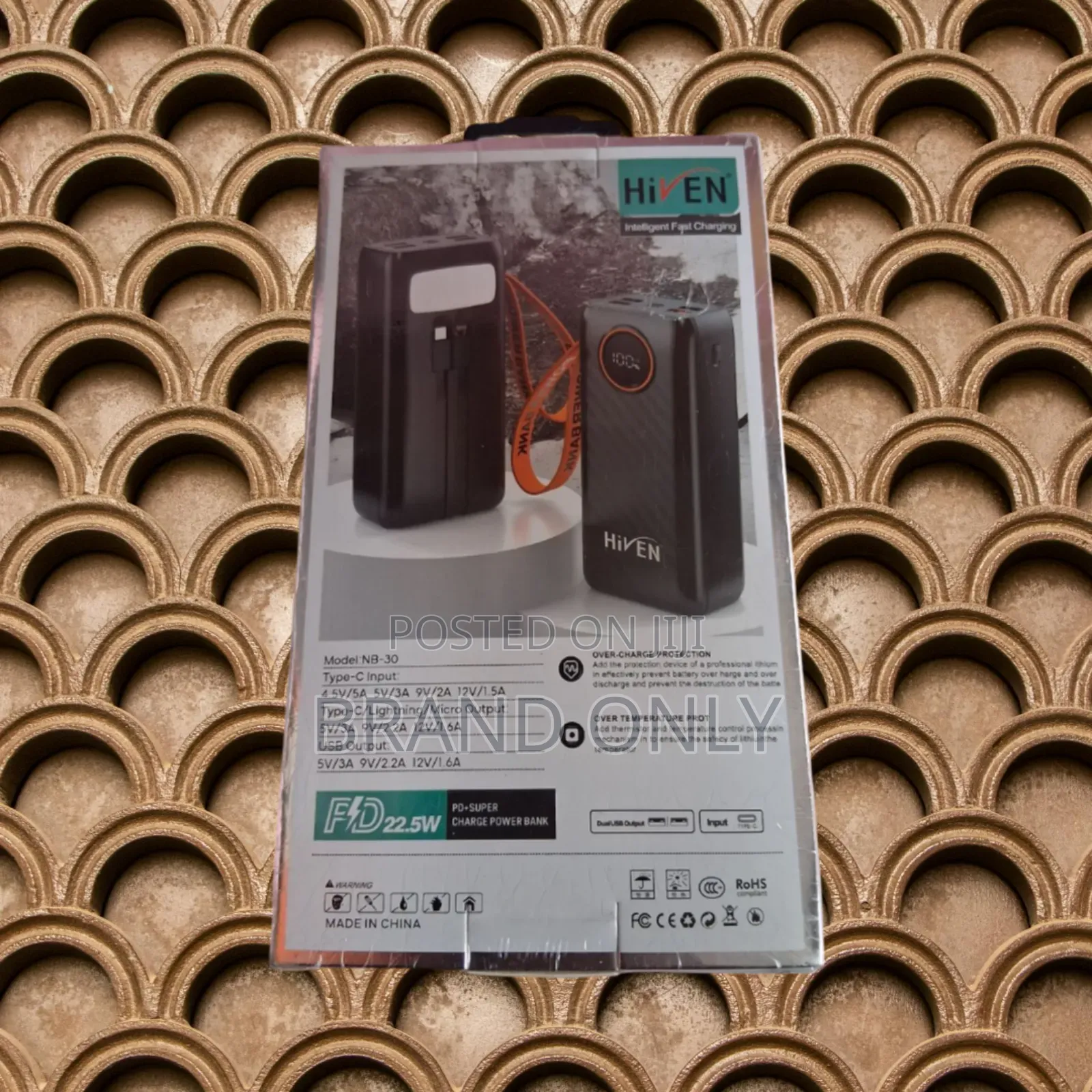 22.5w Pd Super Charge Hiven 30,000mah Power Bank