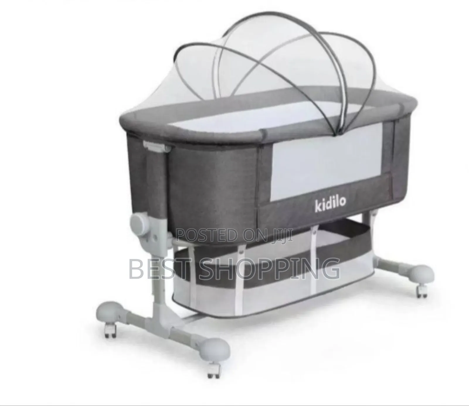 Kidilo Multifunctional Baby Bed ዘመናዊ ባለ-አጎበር የልጆች አልጋ