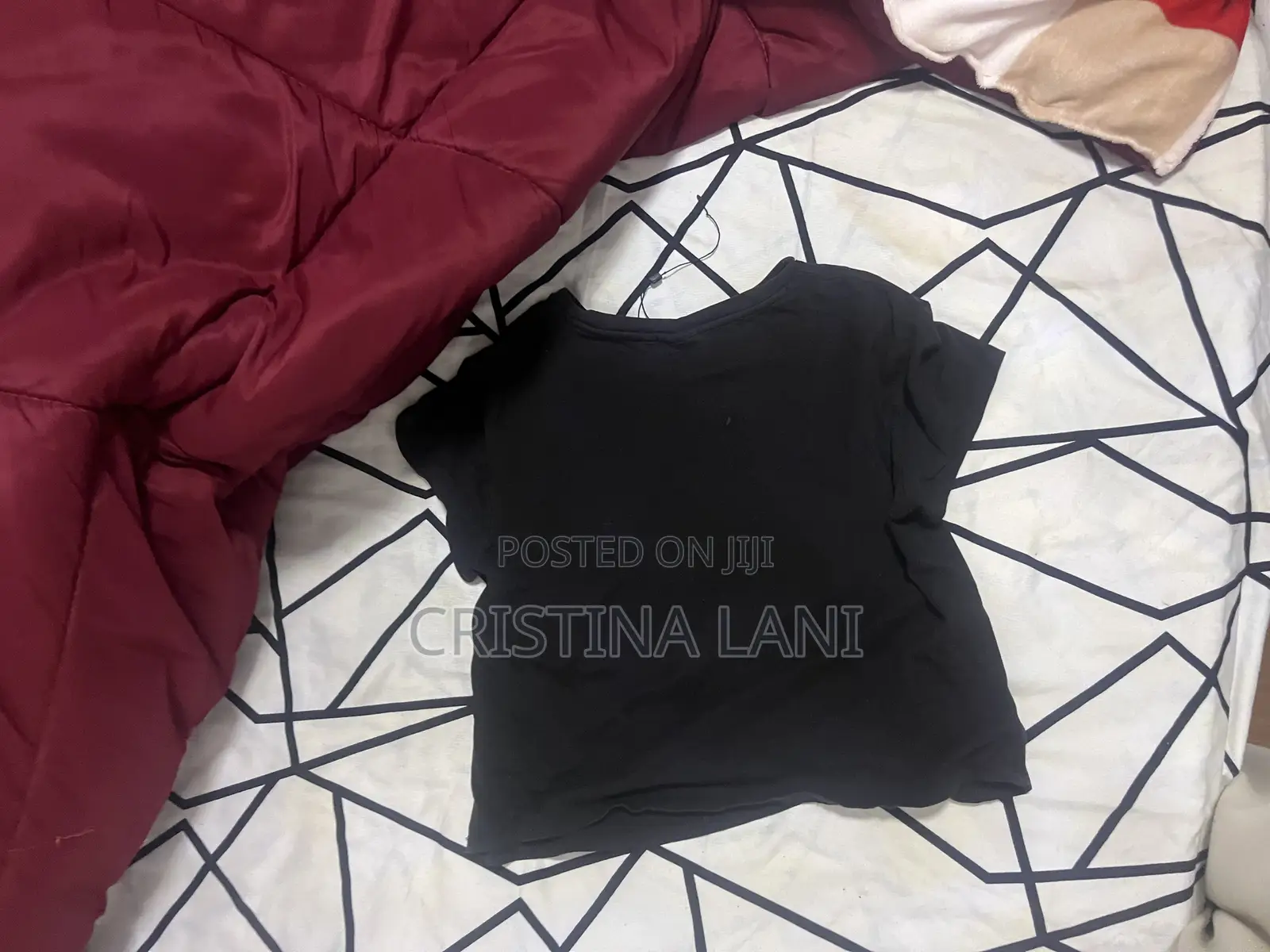 Black Top With Drawings